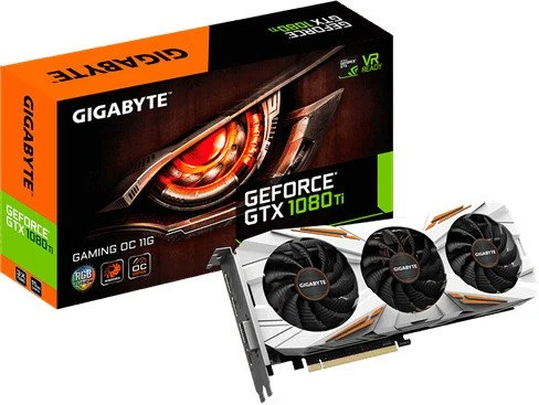 GIGABYTE GeForce GTX 1080 Ti Gaming OC 11G, 11GB GDDR5X, DVI, HDMI, 3x DP