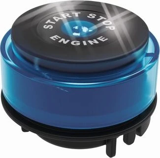 BIG Bobby Car Start-Stop-Engine blau
