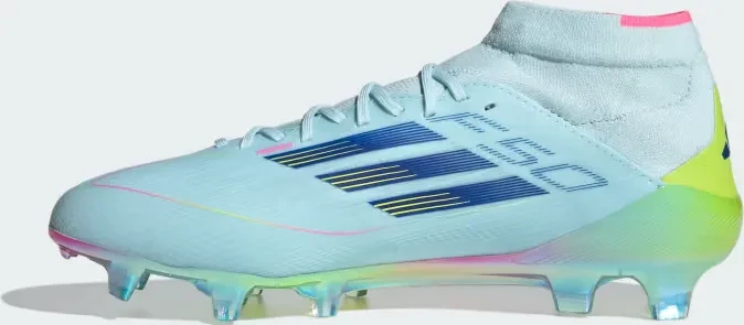 adidas F50 Elite Mid-Cut FG almost blue/semi lucid blue/semi solar yellow (Damen)