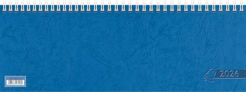 Glocken Wochenkalender 1 Woche/2 Seiten 2026, quer, blau, 64 Blatt