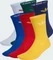 adidas Trefoil Cushion Crew Socken crystal sky/dark blue/better scarlet/collegiate green, 6 Paare Vorschaubild