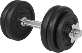 Gorilla Sports E-Series Gusseisen Kurzhanteln Sternverschluss Hantelstangen Set 15kg