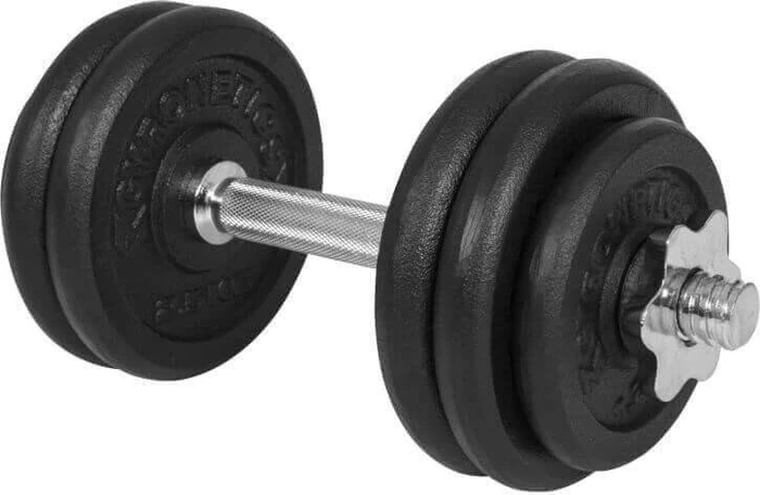 Gorilla Sports E-Series Gusseisen Kurzhanteln Sternverschluss Hantelstangen Set 15kg