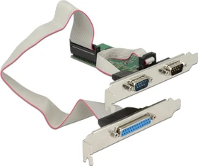 DeLOCK 2x seriell, 1x parallel, PCIe x1 (89556)
