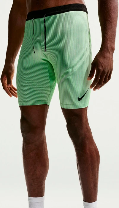 Nike AeroSwift Tight Laufhose kurz lime blast/steam/light silver/black (Herren)