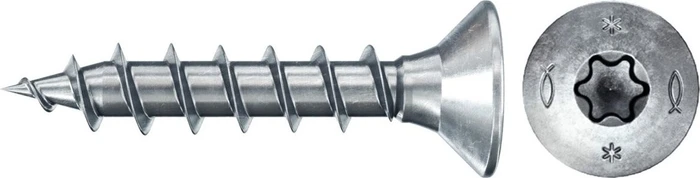 fischer PowerFast FPF II CTF BC T10 3x16 Spanplattenschraube, 3x16mm, 500 Stück