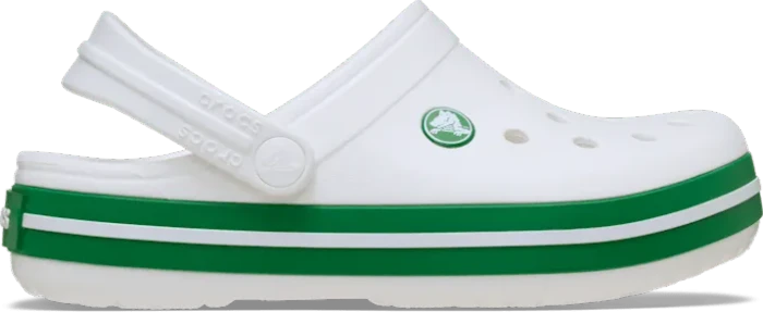 Crocs Crocband Clog white/green ivy (Junior)