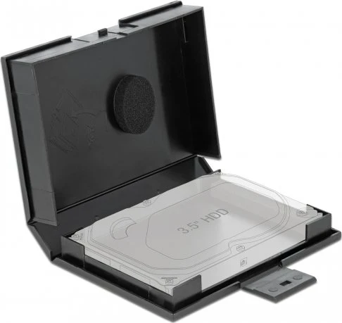 DeLOCK Protection Box for 3.5" HDD, 3.5", schwarz