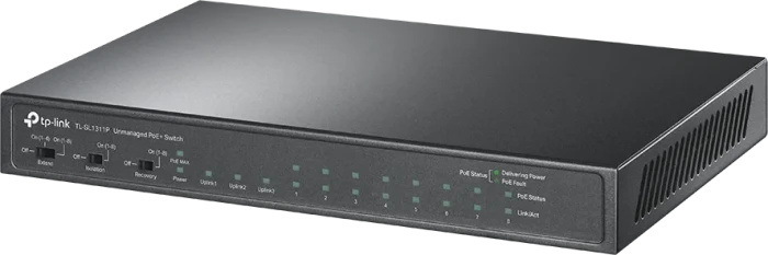 TP-Link SL1311P Desktop Switch, 10x RJ-45, 1x SFP, 65W PoE+