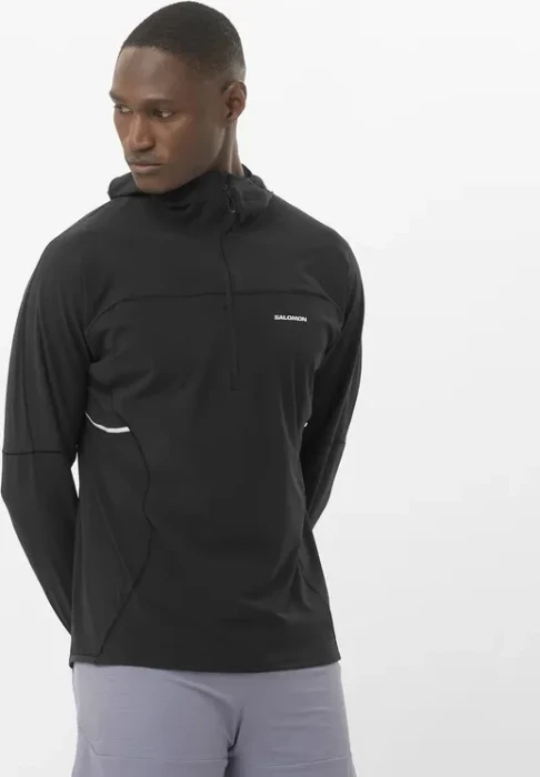Salomon Sense Aero Hybrid Laufjacke deep black (Herren)