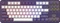 Dark Project ALU87A Violet Gaming Keyboard, weiß/violett, LEDs RGB, g3ms Sapphire, USB, US Vorschaubild