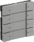 Busch-Jaeger Bedienelement 4/8-fach, Plattform 63, edelstahl Vorschaubild