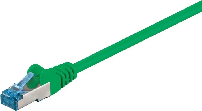 goobay Patchkabel, Cat6a, S/FTP, RJ-45/RJ-45, 7.5m, grün