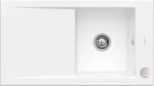 Villeroy & Boch Timeline 50 flat flächenbündig Becken reversibel mit Ablauffernbedienung snow white