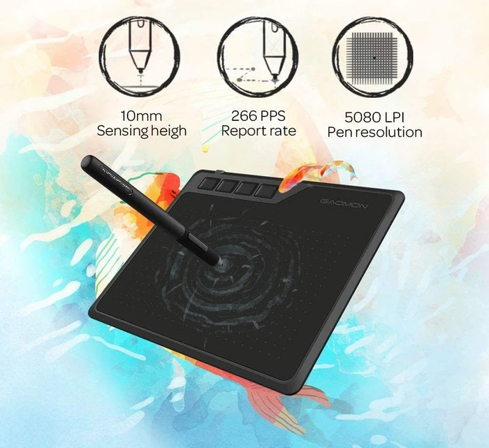 Gaomon Pen Tablet S620, schwarz