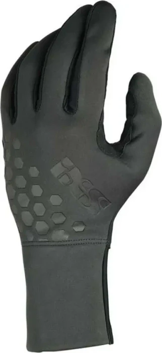 iXS Flow Windbreaker Fahrradhandschuhe schwarz