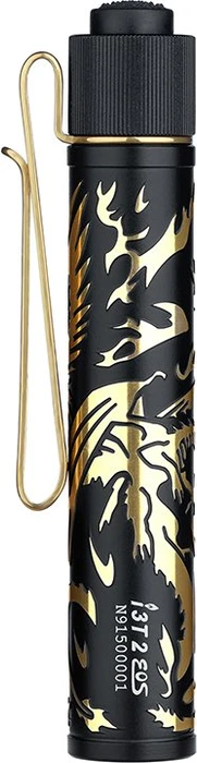 OLight I3T 2 EDC Taschenlampe goldener drache & phönix