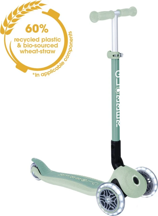 Globber Primo Foldable Lights Ecologic Kickboard pistachio