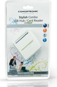 Conceptronic Design Stylish Multi All-in-One Multi-Slot-Cardreader, USB 2.0 Mini-B [Buchse]
