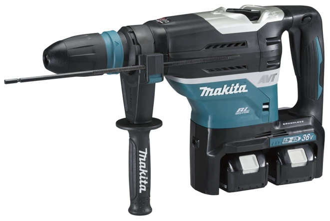 Makita DHR400T2UN Akku-Bohr-/Meißelhammer inkl. Koffer + 2 Akkus 5.0Ah