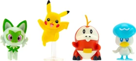 Jazwares Pokémon - Battle Figure Multi-Pack Pikachu, Krokel, Kwaks, Felori