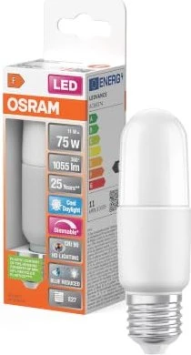 Osram Ledvance LED Superstar Plus Stick 75 DIM 11W/965 E27