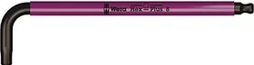 Wera 950 SPKL HF Multicolour Innensechskant Winkelschlüssel, 8x195mm