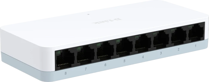 D-Link DES-1000 Desktop Switch, 8x RJ-45