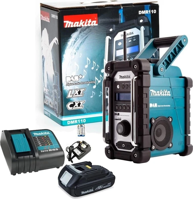 Makita MR001G Akku-/Elektro-Baustellenradio solo