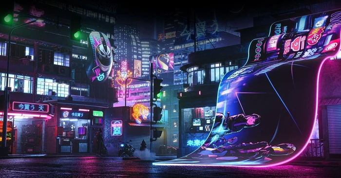 SteelSeries QcK Prism Cloth XL CS:GO Neon Rider Limited Edition