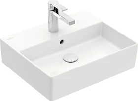 Villeroy & Boch Memento 2.0 Handwaschbecken 50x42x14cm, mit Überlauf, weiß alpin ceramicplus