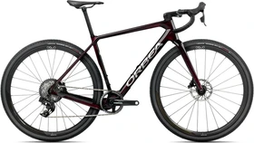 Orbea Terra M21e Team 1X wine red carbon view Modell 2025