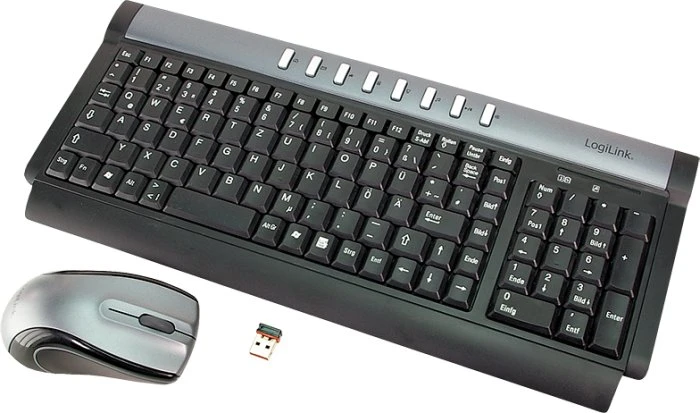 LogiLink Wireless Desktop, USB, DE