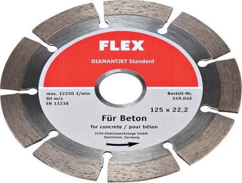 Flex Diamantjet Standard Beton D-TSC S Diamanttrennscheibe, 125x22.2mm, 1 Stück