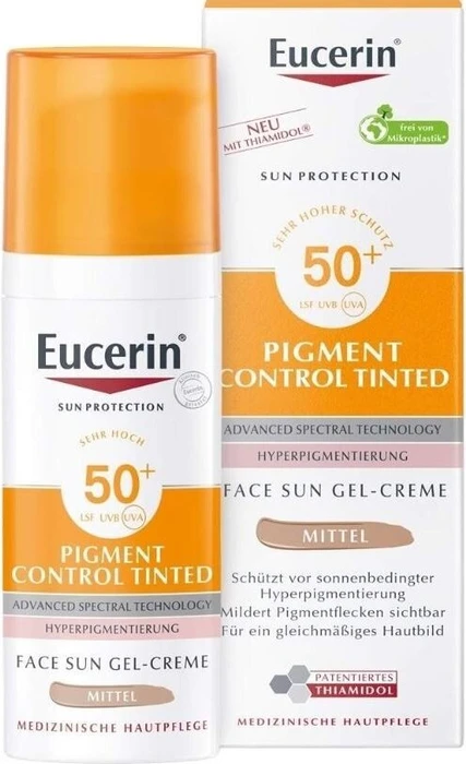 Eucerin Sun Fluid Pigment Control Gel-Creme mittel LSF50+, 50ml