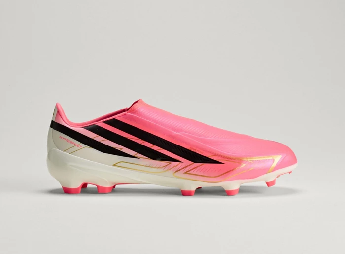 adidas F50 Hyperfast League Laceless FG solar turbo/core black/gold metallic