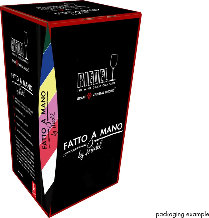 Riedel Fatto A Mano Syrah Rotweinglas orange