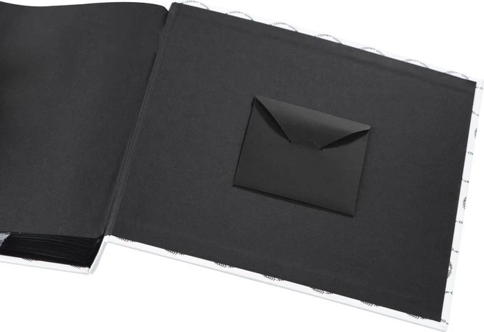 Hama Memo Fotoalbum Ivy 10x15/160 schwarze Seiten weiß