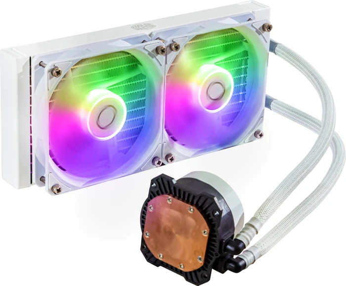 Cooler Master MasterLiquid 240L Core ARGB White, weiß