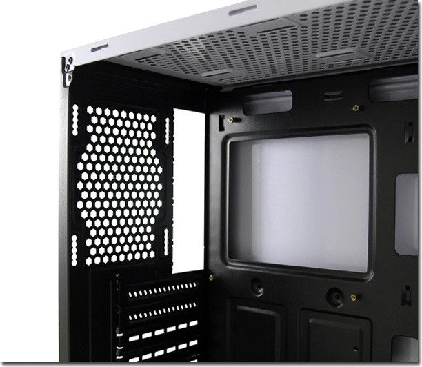 LC-Power Gaming 992W Solar Flare weiß, Acrylfenster
