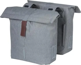 Basil City Doppeltasche Gepäcktasche grey melee