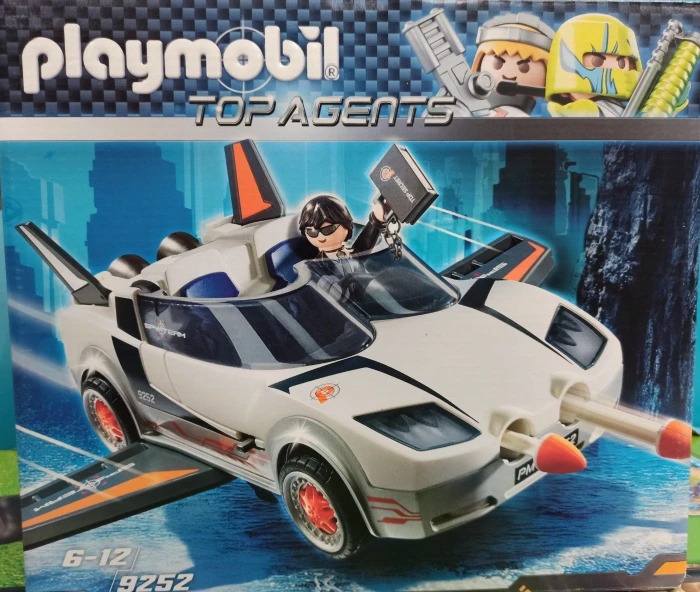 playmobil Top Agents Agent P.'s Spy Racer