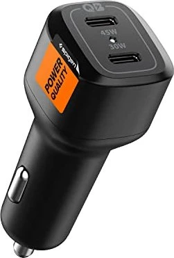 Spigen ArcStation 75W Car Charger schwarz