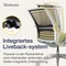 Steelcase Think Bürostuhl mit Armlehnen, beige/grün Vorschaubild