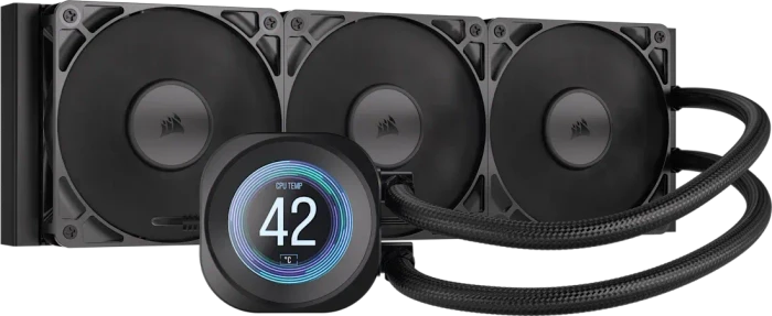Corsair Nautilus 360 RS LCD, schwarz