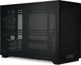 SSUPD Meshroom D, schwarz, Variant B, 1x USB-C 3.2, 1x USB-A 3.0, Mini-ITX