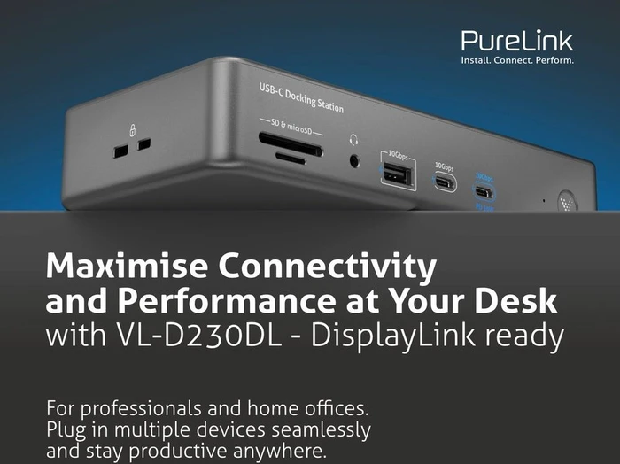PureLink Vuelogic 18-in-1 USB-C Docking Station, USB-C 3.1 [Buchse]