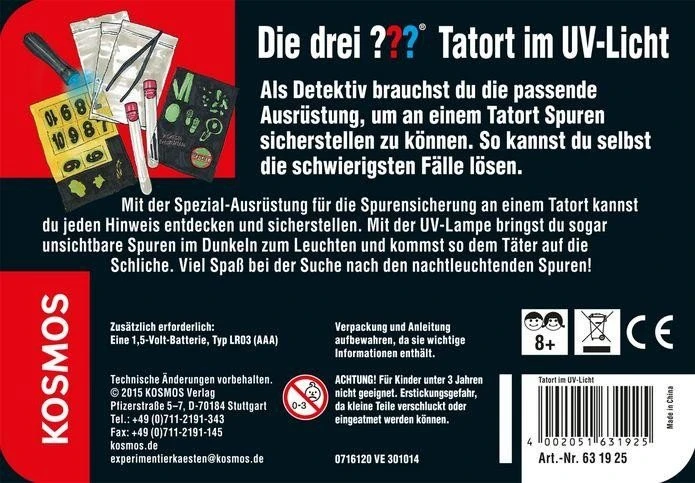 Kosmos Die drei ??? Tatort im UV-Licht