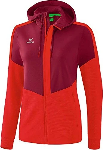 Erima Squad mit Kapuze Trainingsjacke bordeaux/red (Damen)