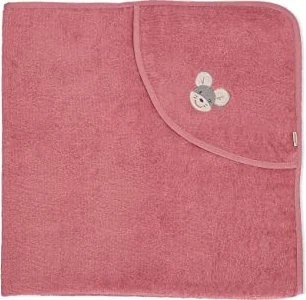 Sterntaler Badetuch Maus Mabel 100x100cm rosa